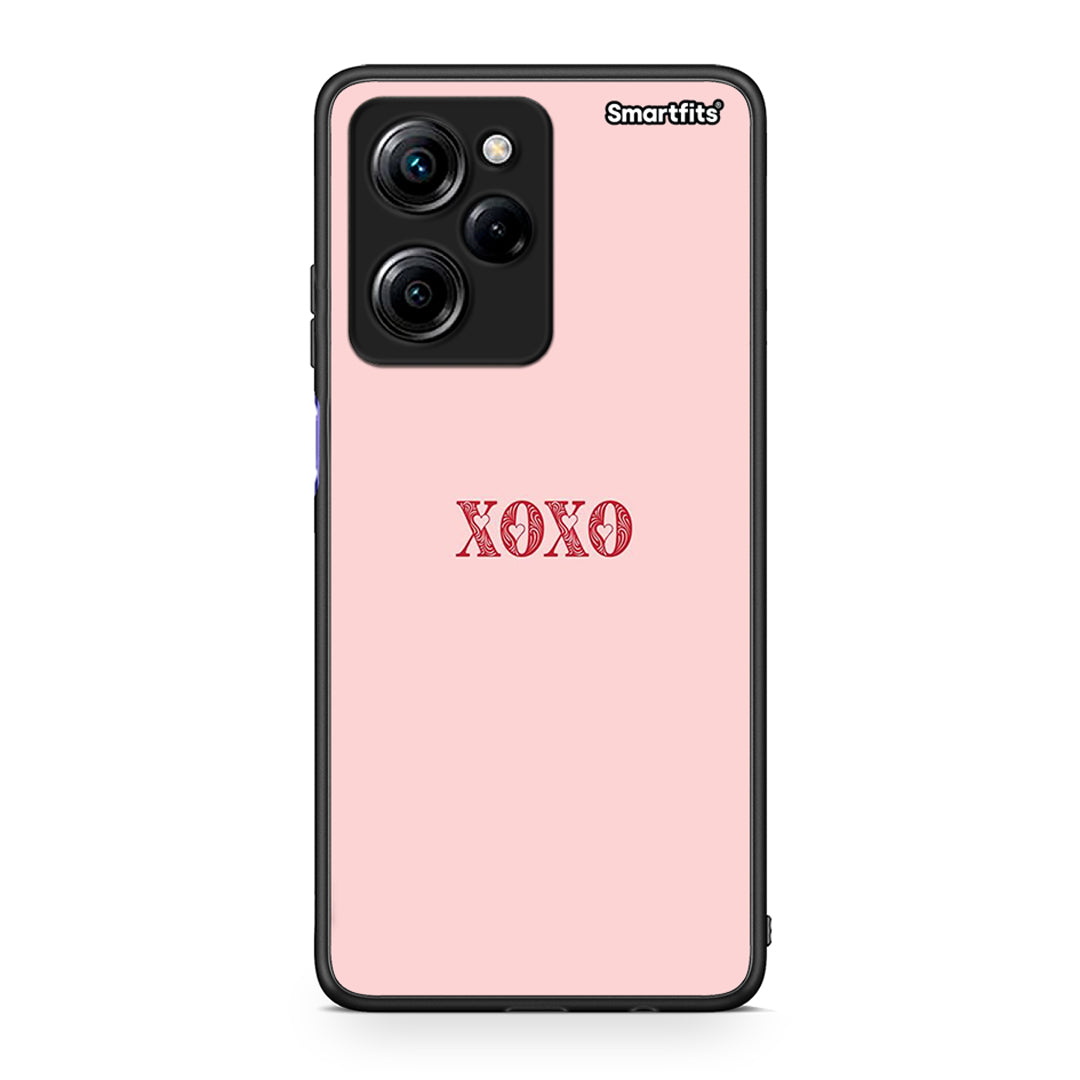 Θήκη Xiaomi Poco X5 Pro 5G Dual XOXO Love από τη Smartfits με σχέδιο στο πίσω μέρος και μαύρο περίβλημα | Xiaomi Poco X5 Pro 5G Dual XOXO Love Case with Colorful Back and Black Bezels