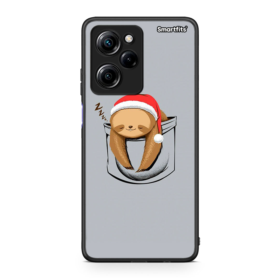 Θήκη Xiaomi Poco X5 Pro 5G Dual Xmas Zzzz από τη Smartfits με σχέδιο στο πίσω μέρος και μαύρο περίβλημα | Xiaomi Poco X5 Pro 5G Dual Xmas Zzzz Case with Colorful Back and Black Bezels