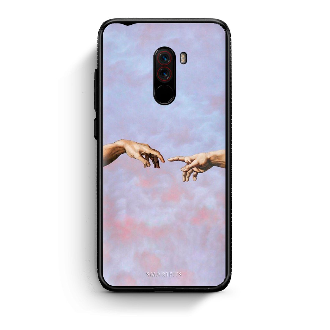 Xiaomi Pocophone F1 Adam Hand θήκη από τη Smartfits με σχέδιο στο πίσω μέρος και μαύρο περίβλημα | Smartphone case with colorful back and black bezels by Smartfits