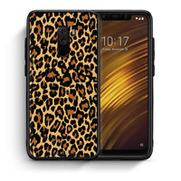 Thumbnail for Θήκη Xiaomi Pocophone F1 Leopard Animal από τη Smartfits με σχέδιο στο πίσω μέρος και μαύρο περίβλημα | Xiaomi Pocophone F1 Leopard Animal case with colorful back and black bezels