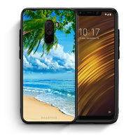 Thumbnail for Θήκη Xiaomi Pocophone F1 Beautiful Beach από τη Smartfits με σχέδιο στο πίσω μέρος και μαύρο περίβλημα | Xiaomi Pocophone F1 Beautiful Beach case with colorful back and black bezels