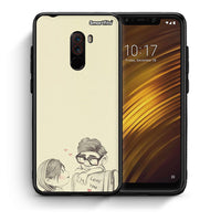 Thumbnail for Θήκη Xiaomi Pocophone F1 Carl And Ellie από τη Smartfits με σχέδιο στο πίσω μέρος και μαύρο περίβλημα | Xiaomi Pocophone F1 Carl And Ellie case with colorful back and black bezels