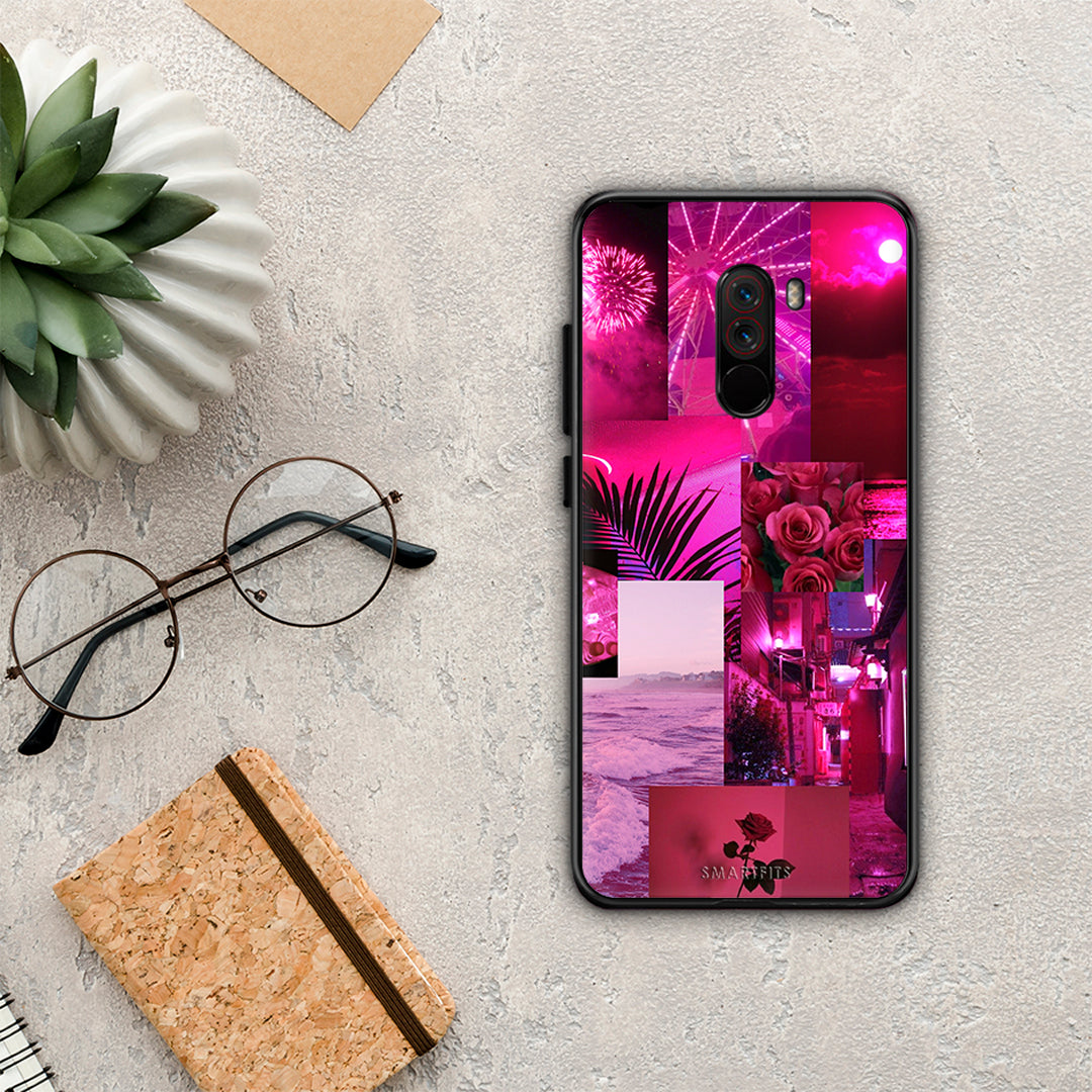 Collage Red Roses - Xiaomi Pocophone F1 case