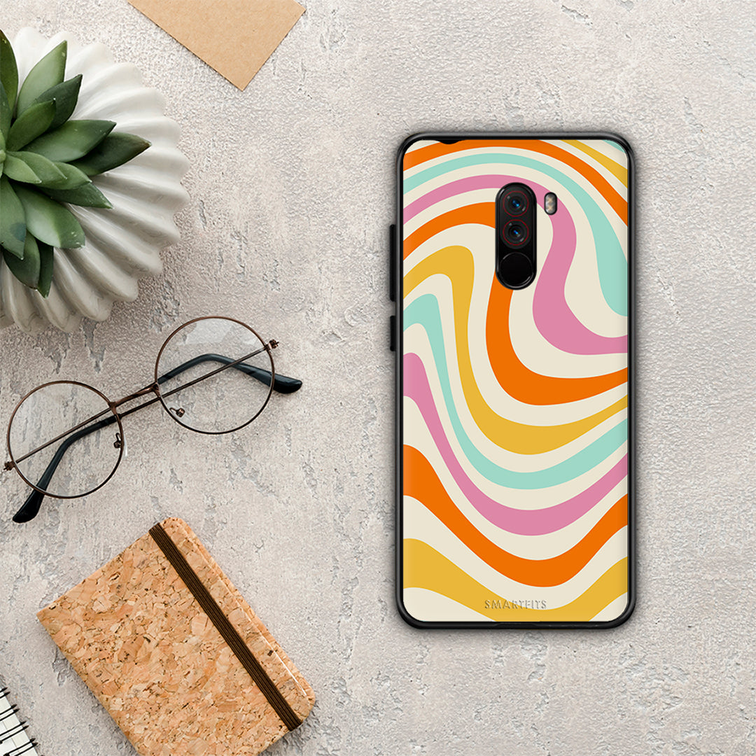 Colorful Waves - Xiaomi Pocophone F1 case