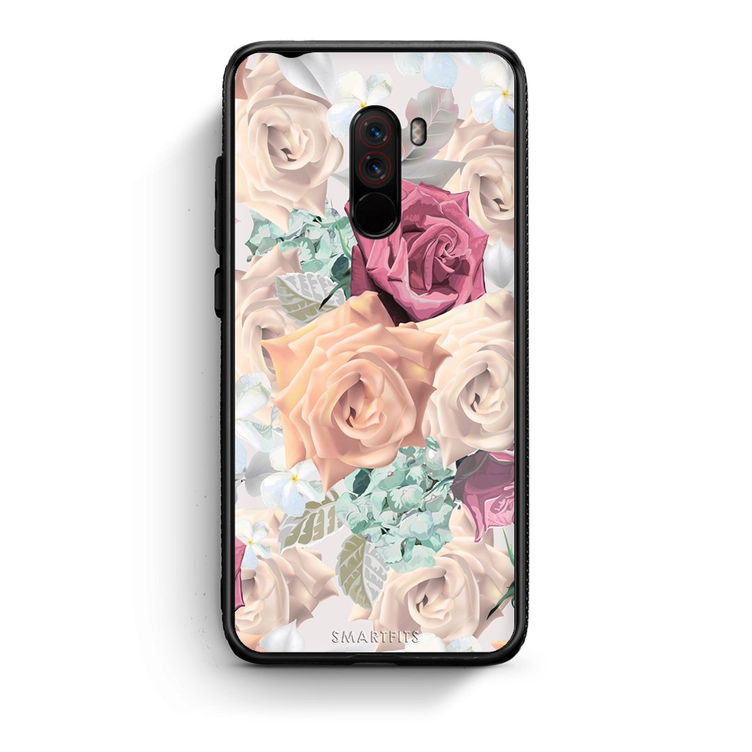 99 - Xiaomi Pocophone F1  Bouquet Floral case, cover, bumper