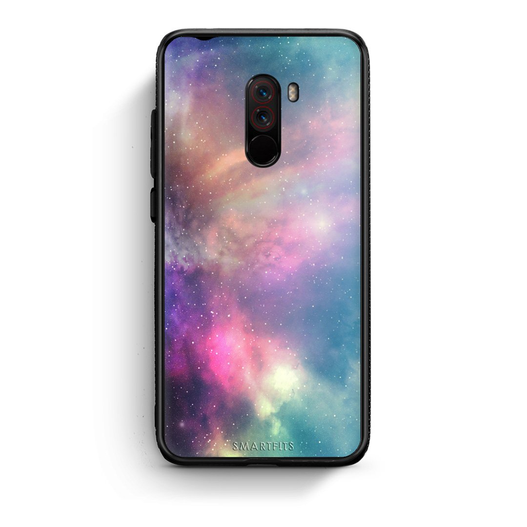 105 - Xiaomi Pocophone F1  Rainbow Galaxy case, cover, bumper