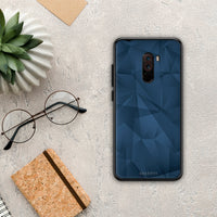 Thumbnail for Geometric Blue Abstract - Xiaomi Pocophone F1 case