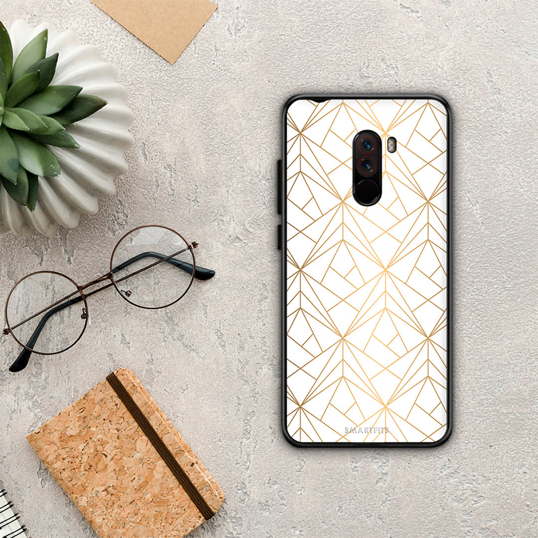 Geometric Luxury White - Xiaomi Pocophone F1 case