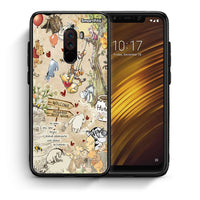 Thumbnail for Θήκη Xiaomi Pocophone F1 Happy Friends από τη Smartfits με σχέδιο στο πίσω μέρος και μαύρο περίβλημα | Xiaomi Pocophone F1 Happy Friends case with colorful back and black bezels
