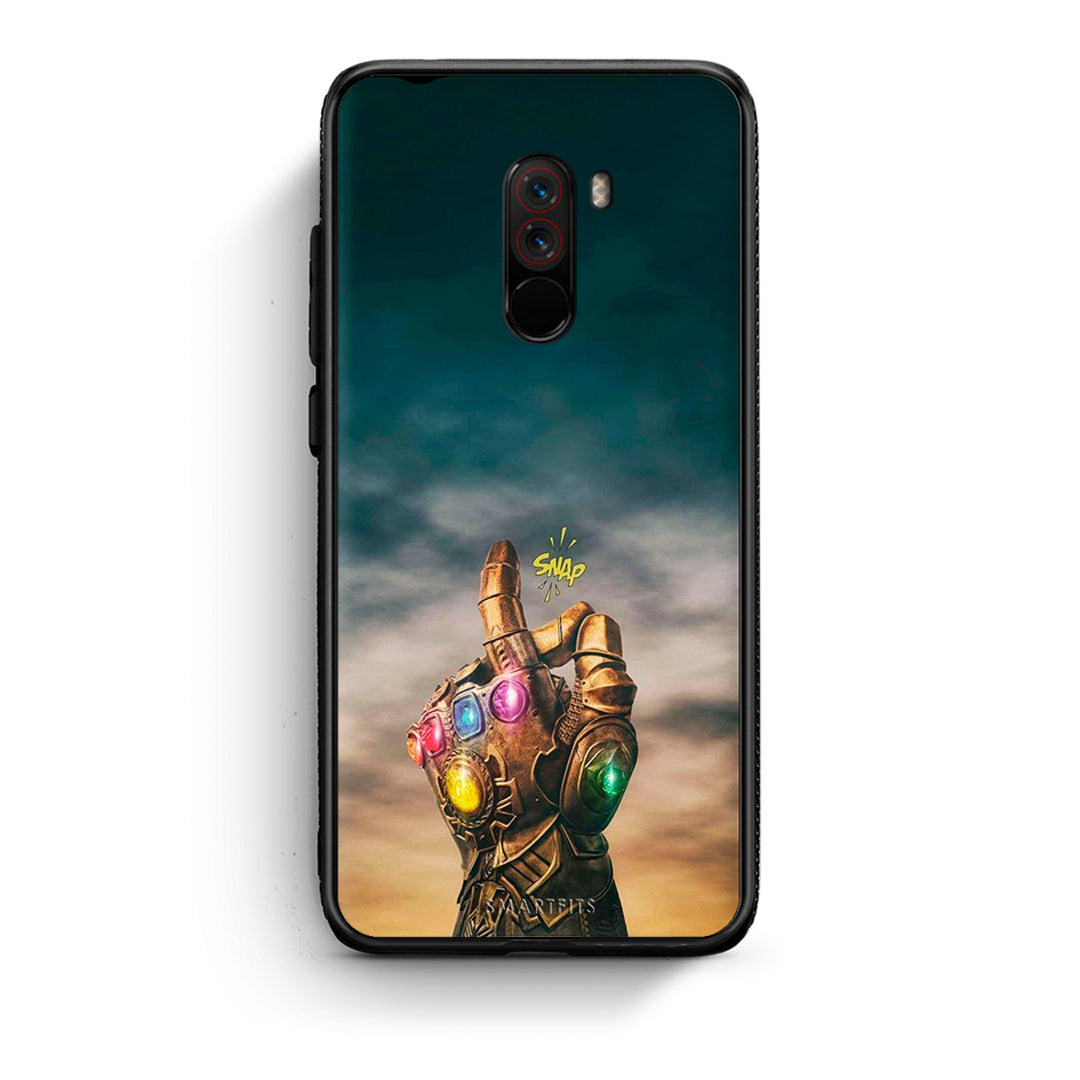 Xiaomi Pocophone F1 Infinity Snap θήκη από τη Smartfits με σχέδιο στο πίσω μέρος και μαύρο περίβλημα | Smartphone case with colorful back and black bezels by Smartfits