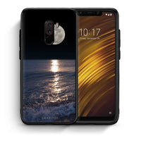 Thumbnail for Θήκη Xiaomi Pocophone F1 Moon Landscape από τη Smartfits με σχέδιο στο πίσω μέρος και μαύρο περίβλημα | Xiaomi Pocophone F1 Moon Landscape case with colorful back and black bezels