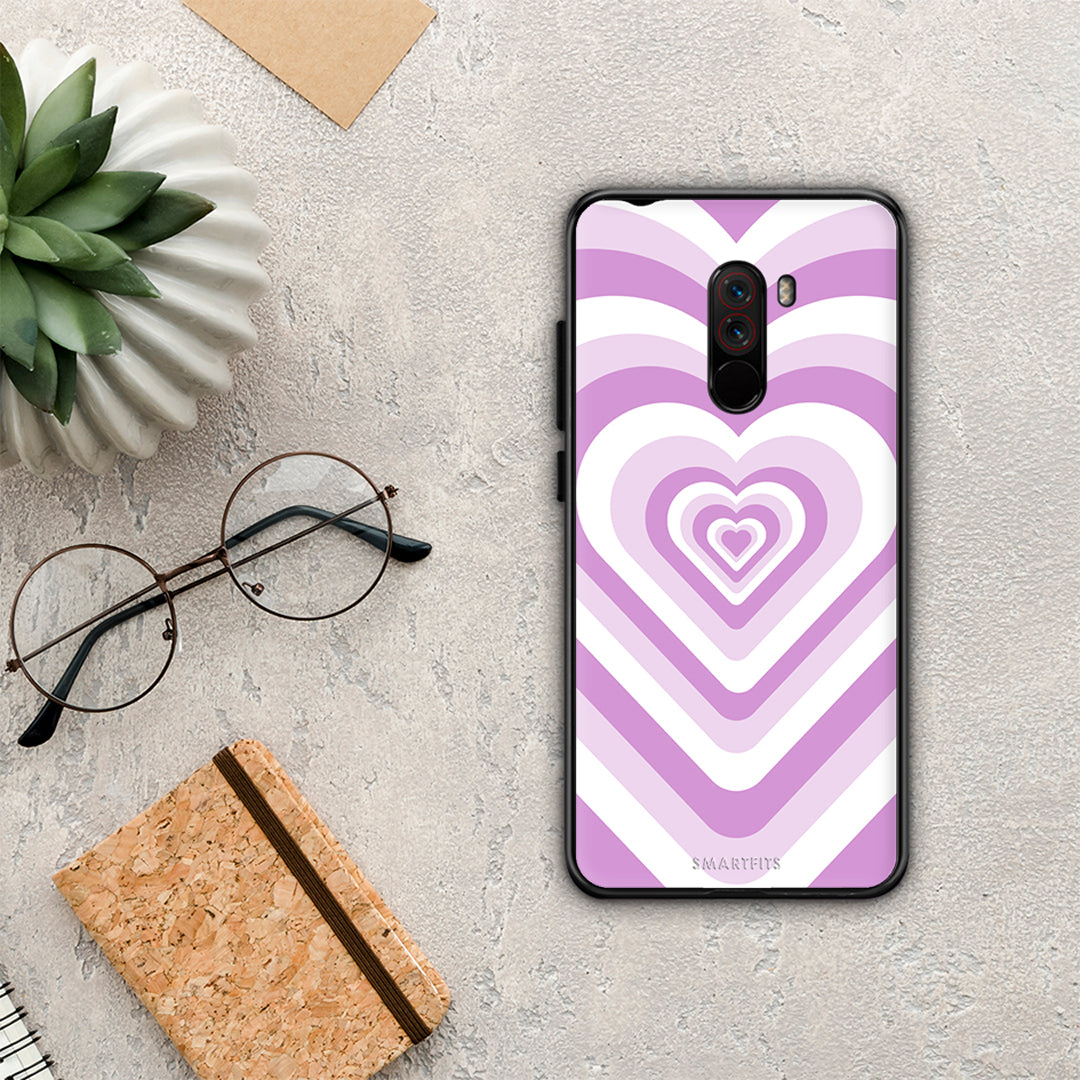 Lilac Hearts - Xiaomi Pocophone F1 case