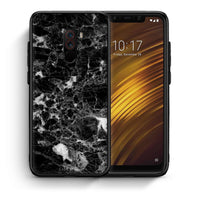 Thumbnail for Θήκη Xiaomi Pocophone F1 Male Marble από τη Smartfits με σχέδιο στο πίσω μέρος και μαύρο περίβλημα | Xiaomi Pocophone F1 Male Marble case with colorful back and black bezels
