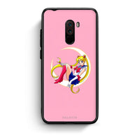 Thumbnail for Xiaomi Pocophone F1 Moon Girl θήκη από τη Smartfits με σχέδιο στο πίσω μέρος και μαύρο περίβλημα | Smartphone case with colorful back and black bezels by Smartfits