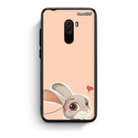 Thumbnail for Xiaomi Pocophone F1 Nick Wilde And Judy Hopps Love 2 θήκη από τη Smartfits με σχέδιο στο πίσω μέρος και μαύρο περίβλημα | Smartphone case with colorful back and black bezels by Smartfits