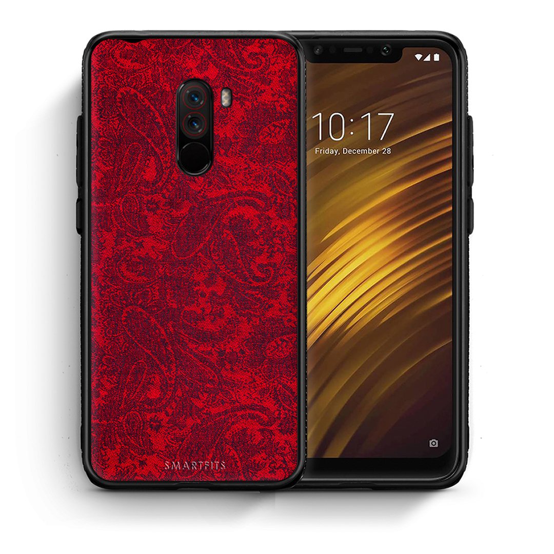 Θήκη Xiaomi Pocophone F1 Paisley Cashmere από τη Smartfits με σχέδιο στο πίσω μέρος και μαύρο περίβλημα | Xiaomi Pocophone F1 Paisley Cashmere case with colorful back and black bezels