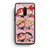 Thumbnail for Xiaomi Pocophone F1 Puff Love Θήκη Αγίου Βαλεντίνου από τη Smartfits με σχέδιο στο πίσω μέρος και μαύρο περίβλημα | Smartphone case with colorful back and black bezels by Smartfits