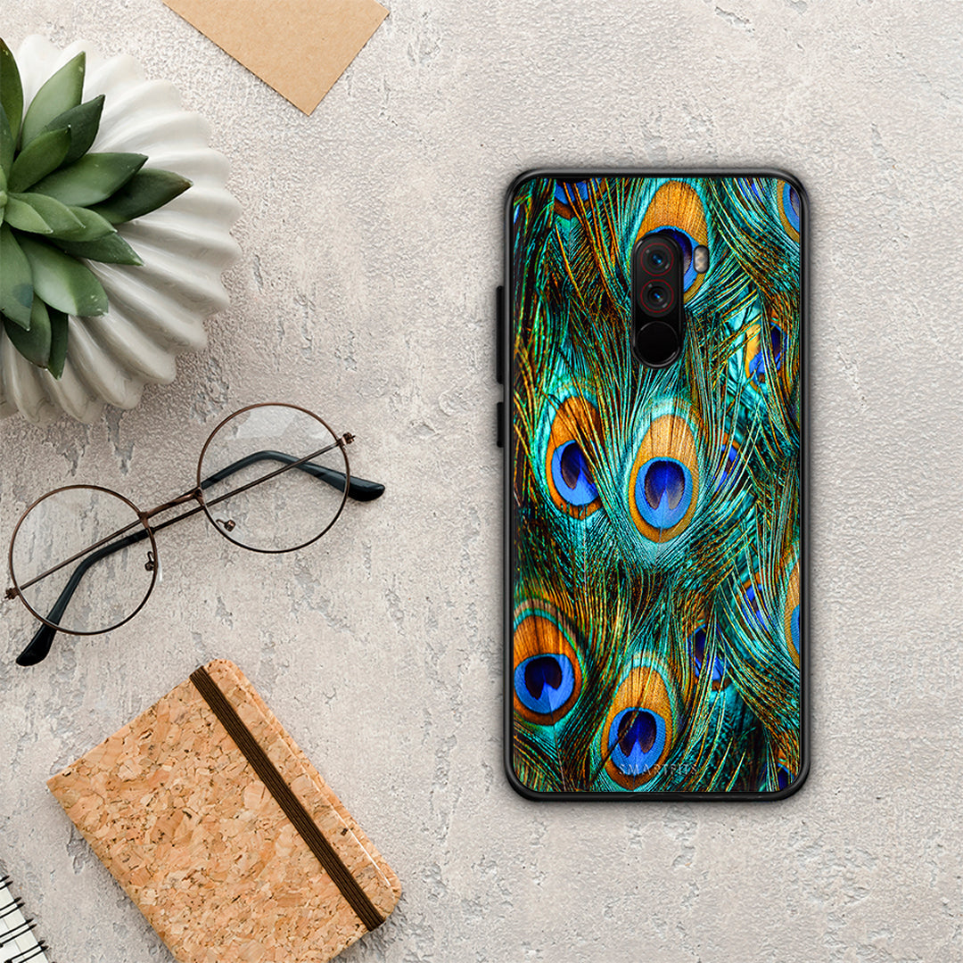 Real Peacock Feathers - Xiaomi Pocophone F1