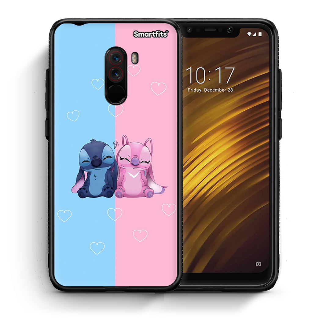 Θήκη Xiaomi Pocophone F1 Stitch And Angel από τη Smartfits με σχέδιο στο πίσω μέρος και μαύρο περίβλημα | Xiaomi Pocophone F1 Stitch And Angel case with colorful back and black bezels