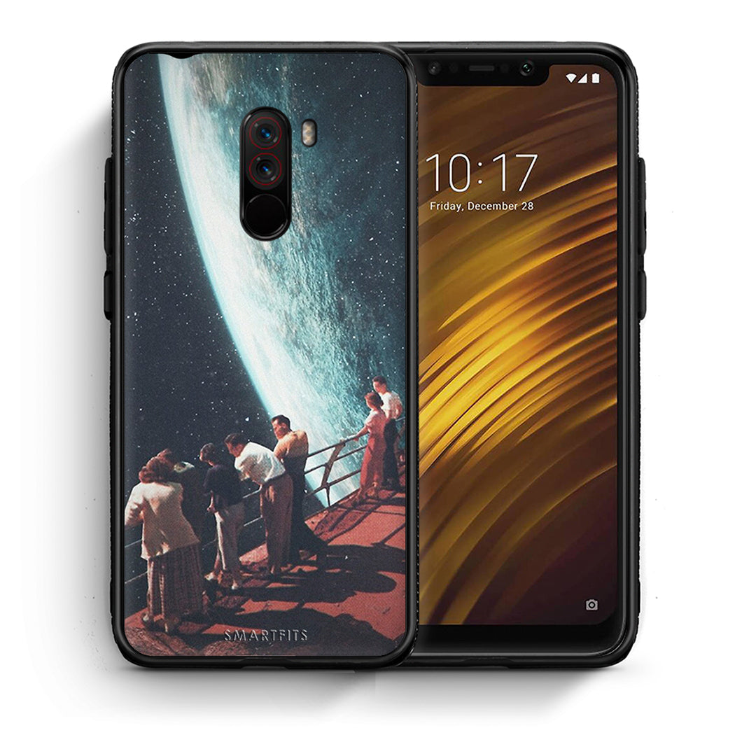 Θήκη Xiaomi Pocophone F1 Surreal View από τη Smartfits με σχέδιο στο πίσω μέρος και μαύρο περίβλημα | Xiaomi Pocophone F1 Surreal View case with colorful back and black bezels