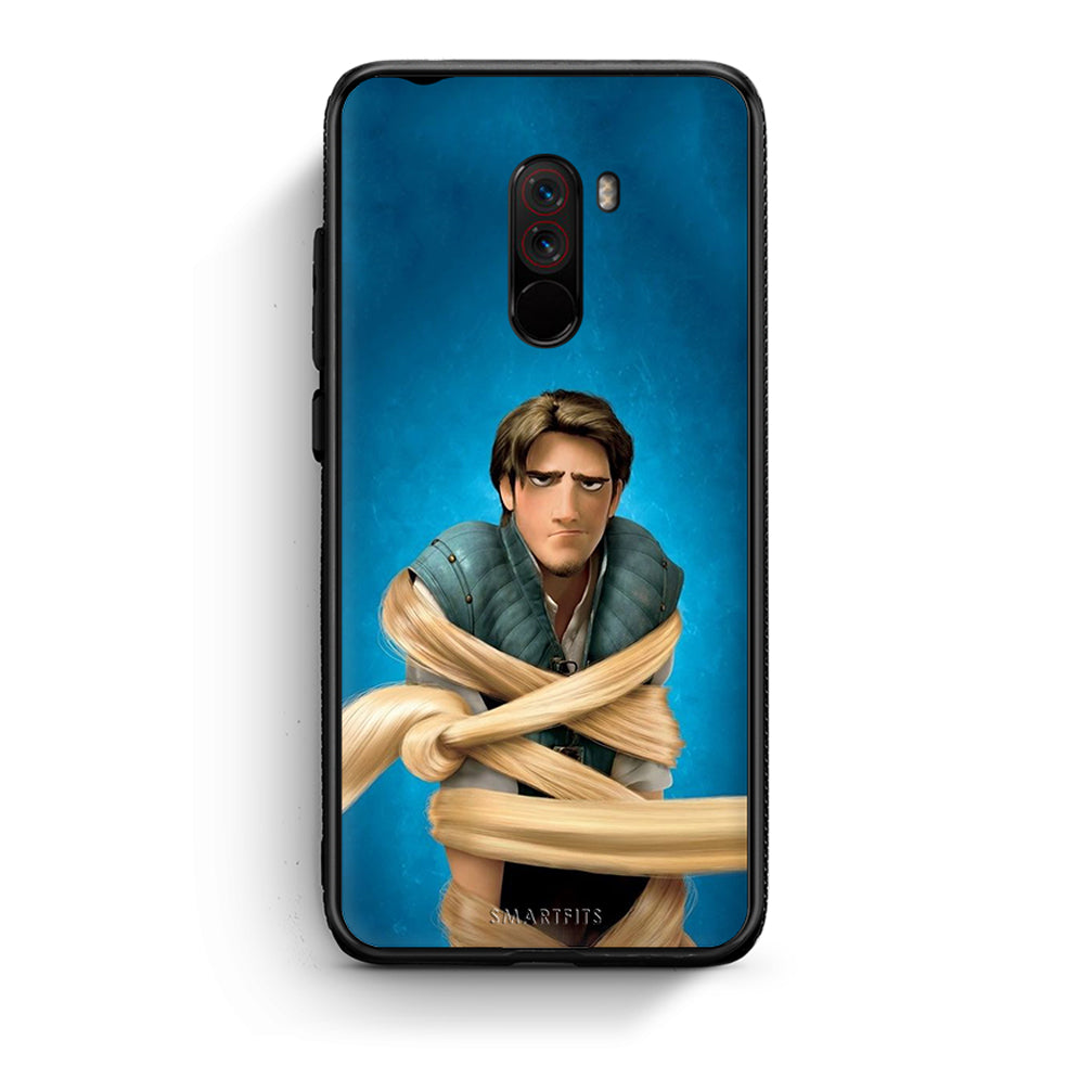 Xiaomi Pocophone F1 Tangled 1 Θήκη Αγίου Βαλεντίνου από τη Smartfits με σχέδιο στο πίσω μέρος και μαύρο περίβλημα | Smartphone case with colorful back and black bezels by Smartfits