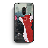 Thumbnail for Xiaomi Pocophone F1 Tod And Vixey Love 2 θήκη από τη Smartfits με σχέδιο στο πίσω μέρος και μαύρο περίβλημα | Smartphone case with colorful back and black bezels by Smartfits