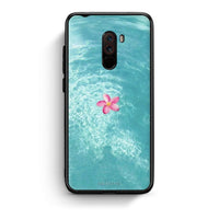 Thumbnail for Xiaomi Pocophone F1 Water Flower Θήκη από τη Smartfits με σχέδιο στο πίσω μέρος και μαύρο περίβλημα | Smartphone case with colorful back and black bezels by Smartfits