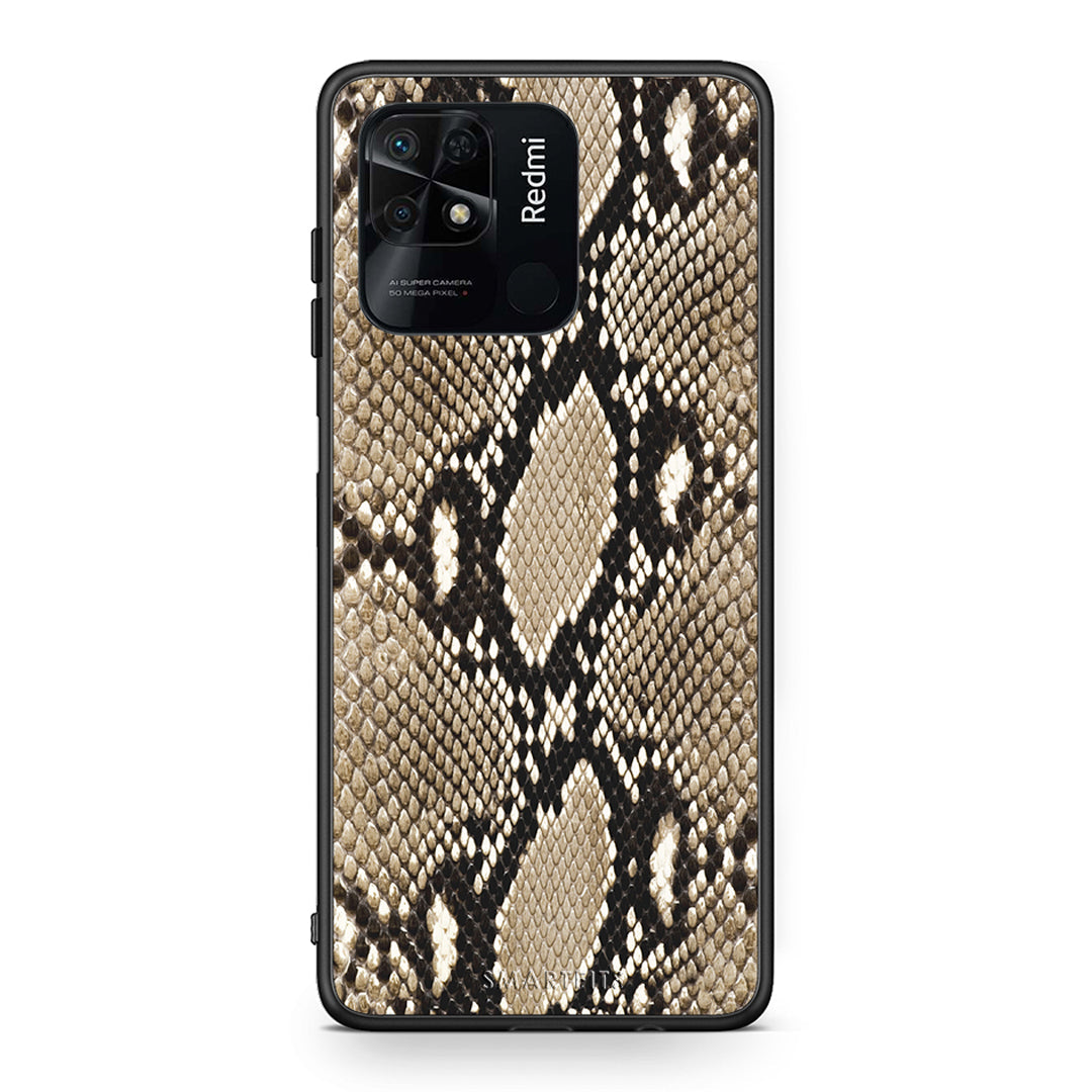 23 - Xiaomi Redmi 10C Fashion Snake Animal case, cover, bumper