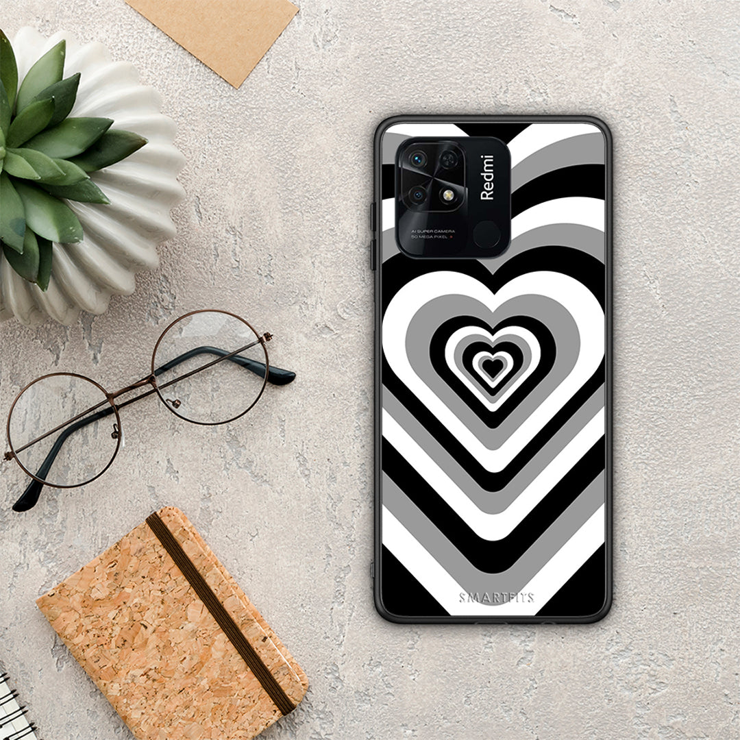 Black Hearts - Xiaomi Redmi 10c case