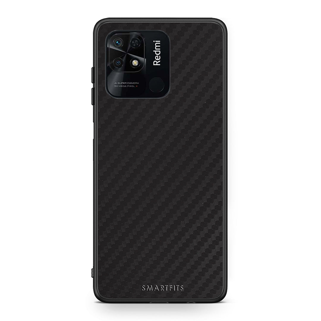 Xiaomi Redmi 10C Carbon Black θήκη από τη Smartfits με σχέδιο στο πίσω μέρος και μαύρο περίβλημα | Smartphone case with colorful back and black bezels by Smartfits