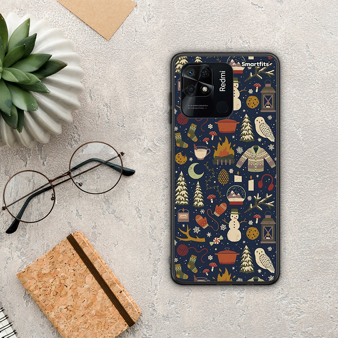 Christmas Elements - Xiaomi Redmi 10c case