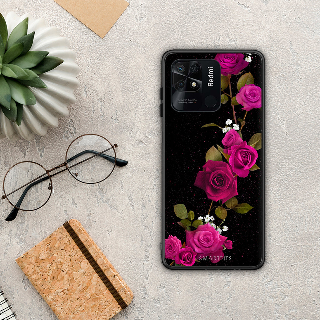 Flower Red Roses - Xiaomi Redmi 10C case