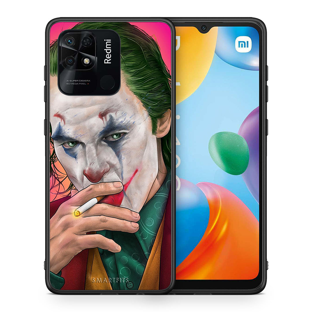 Θήκη Xiaomi Redmi 10C JokesOnU PopArt από τη Smartfits με σχέδιο στο πίσω μέρος και μαύρο περίβλημα | Xiaomi Redmi 10C JokesOnU PopArt case with colorful back and black bezels