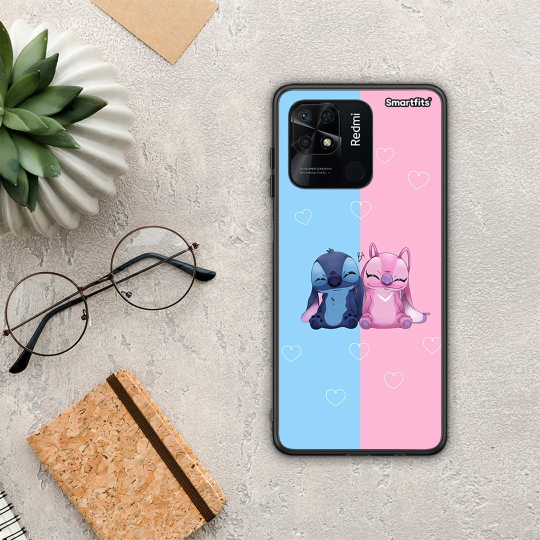 Stitch And Angel - Xiaomi Redmi 10C θήκη