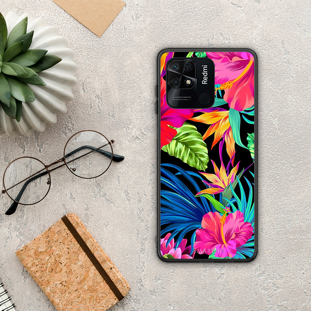 Tropical Flowers - Xiaomi Redmi 10c case