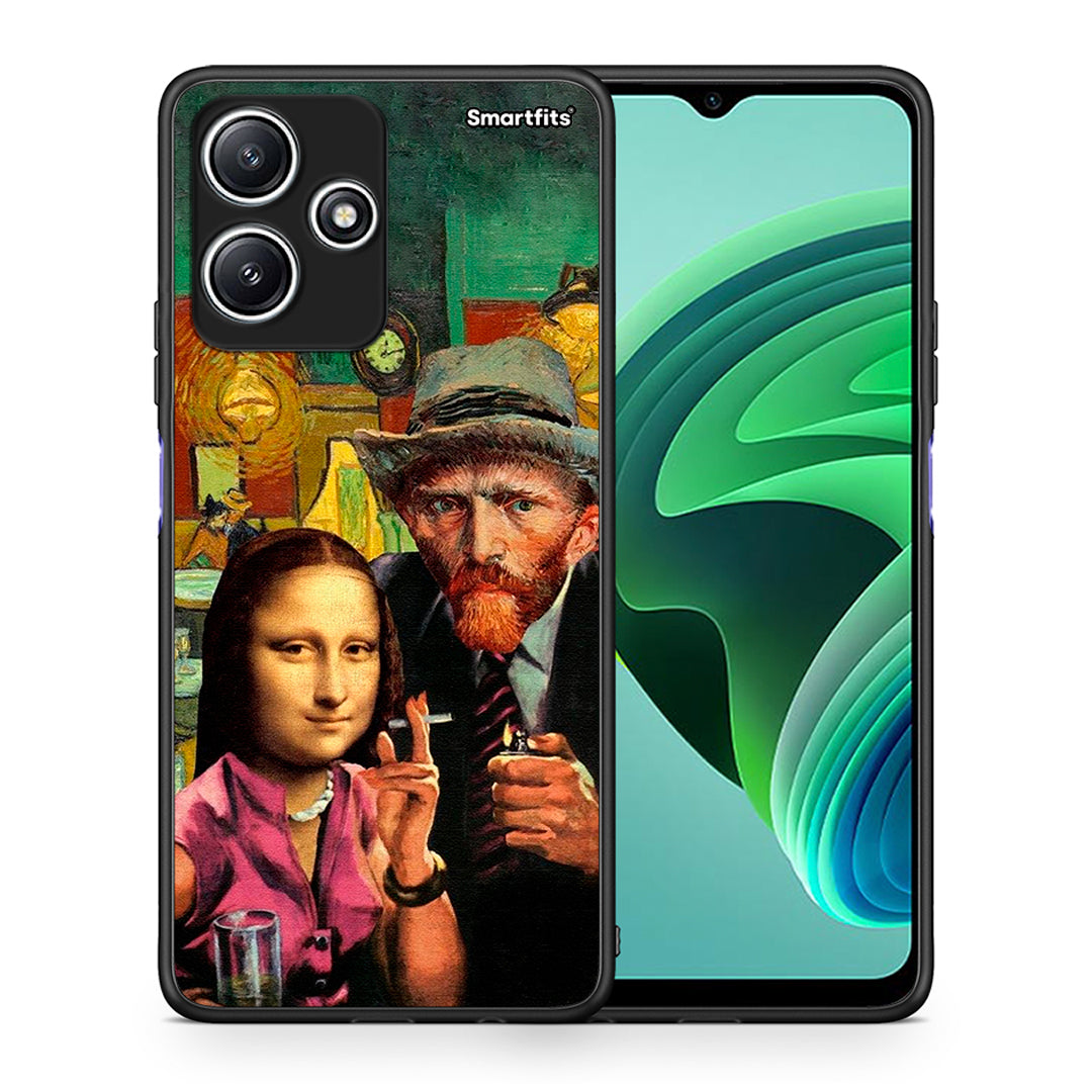 Θήκη Xiaomi Redmi 12 5G Funny Art από τη Smartfits με σχέδιο στο πίσω μέρος και μαύρο περίβλημα | Xiaomi Redmi 12 5G Funny Art case with colorful back and black bezels