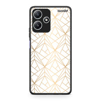 Thumbnail for 111 - Xiaomi Redmi 12 5G Luxury White Geometric case, cover, bumper