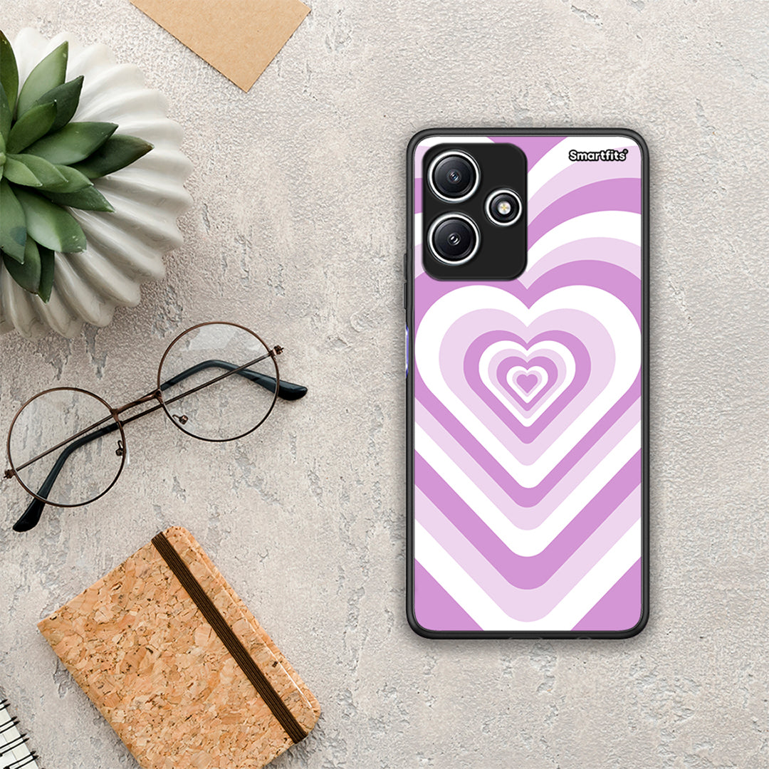 Lilac Hearts - Xiaomi Redmi 12 5G case