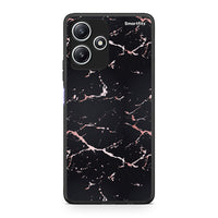 Thumbnail for 4 - Xiaomi Redmi 12 5G Black Rosegold Marble case, cover, bumper