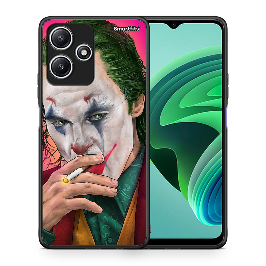 Θήκη Xiaomi Redmi 12 5G JokesOnU PopArt από τη Smartfits με σχέδιο στο πίσω μέρος και μαύρο περίβλημα | Xiaomi Redmi 12 5G JokesOnU PopArt case with colorful back and black bezels