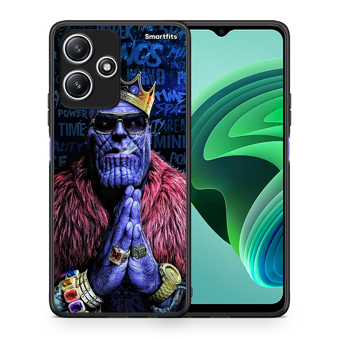 Θήκη Xiaomi Redmi 12 5G Thanos PopArt από τη Smartfits με σχέδιο στο πίσω μέρος και μαύρο περίβλημα | Xiaomi Redmi 12 5G Thanos PopArt case with colorful back and black bezels