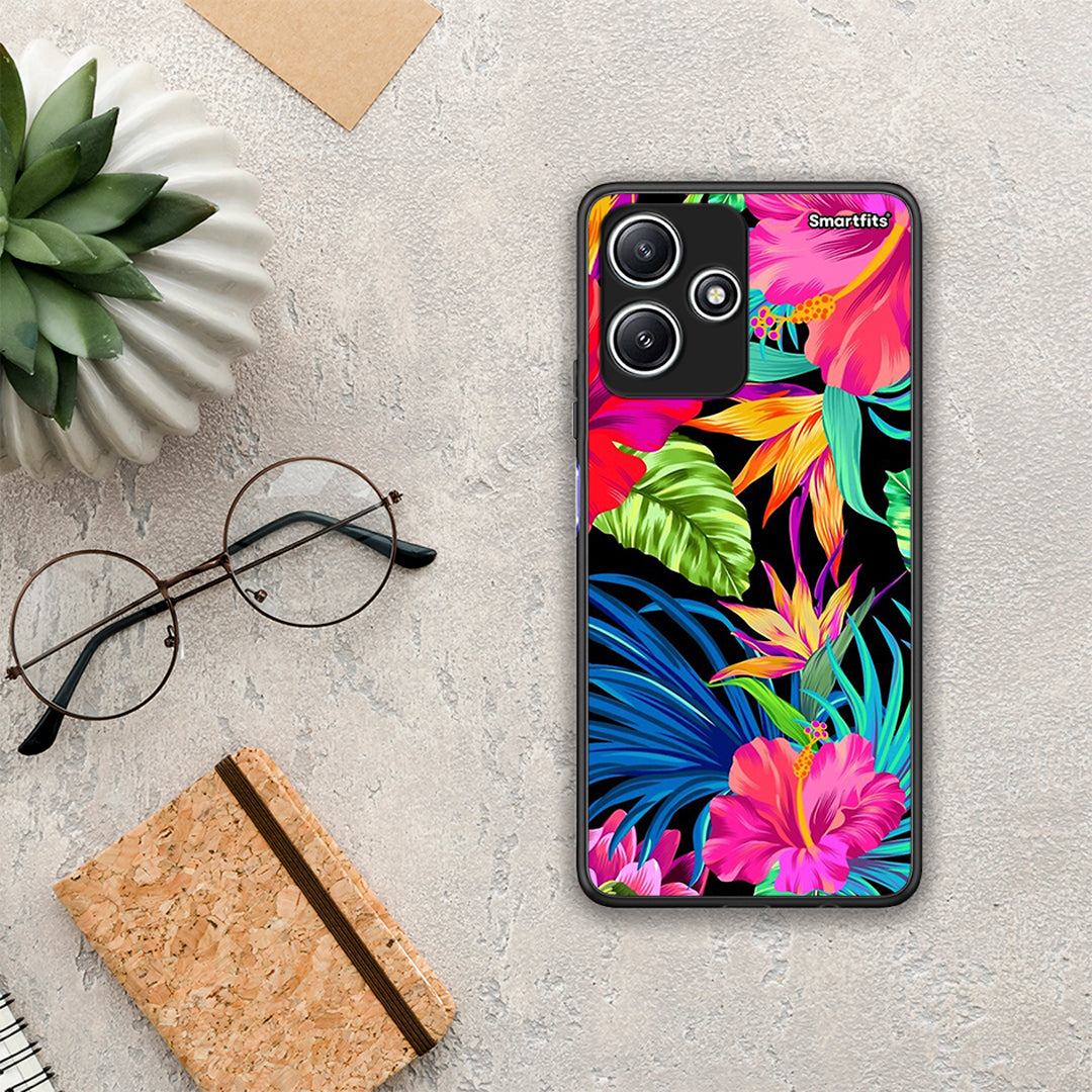 Tropical Flowers - Xiaomi Redmi 12 5G case