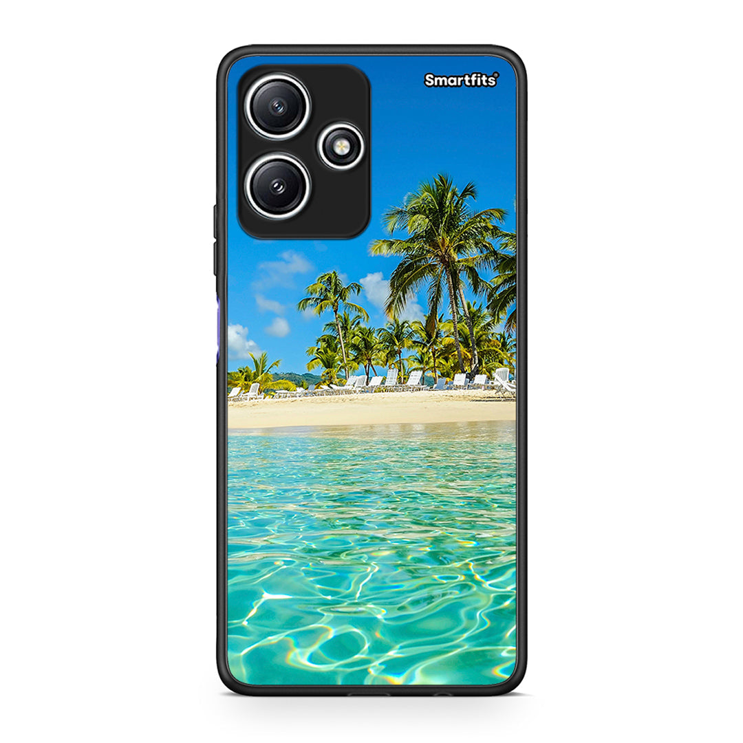 Xiaomi Redmi 12 5G Tropical Vibes Θήκη από τη Smartfits με σχέδιο στο πίσω μέρος και μαύρο περίβλημα | Smartphone case with colorful back and black bezels by Smartfits