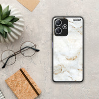 Thumbnail for White Gold Marble - Xiaomi Redmi 12 5G case