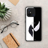 Thumbnail for Θήκη Xiaomi Redmi 12C Angels Demons από τη Smartfits με σχέδιο στο πίσω μέρος και μαύρο περίβλημα | Xiaomi Redmi 12C Angels Demons Case with Colorful Back and Black Bezels
