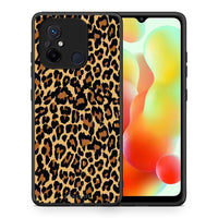 Thumbnail for Θήκη Xiaomi Redmi 12C Animal Leopard από τη Smartfits με σχέδιο στο πίσω μέρος και μαύρο περίβλημα | Xiaomi Redmi 12C Animal Leopard Case with Colorful Back and Black Bezels