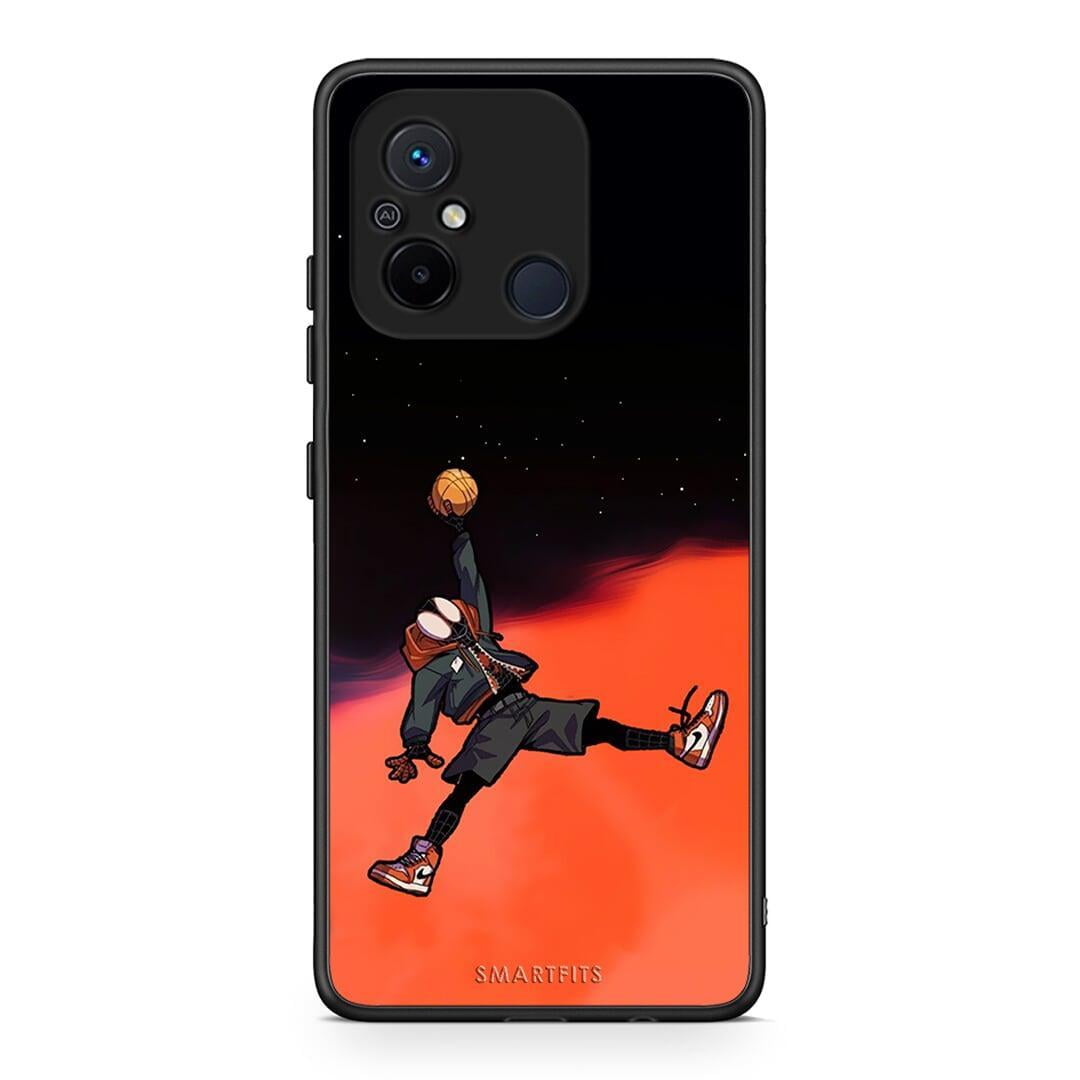 Θήκη Xiaomi Redmi 12C Basketball Hero από τη Smartfits με σχέδιο στο πίσω μέρος και μαύρο περίβλημα | Xiaomi Redmi 12C Basketball Hero Case with Colorful Back and Black Bezels