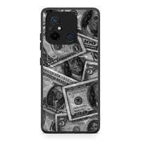 Thumbnail for Θήκη Xiaomi Redmi 12C Money Dollars από τη Smartfits με σχέδιο στο πίσω μέρος και μαύρο περίβλημα | Xiaomi Redmi 12C Money Dollars Case with Colorful Back and Black Bezels