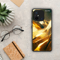 Thumbnail for Θήκη Xiaomi Redmi 12C Real Gold από τη Smartfits με σχέδιο στο πίσω μέρος και μαύρο περίβλημα | Xiaomi Redmi 12C Real Gold Case with Colorful Back and Black Bezels