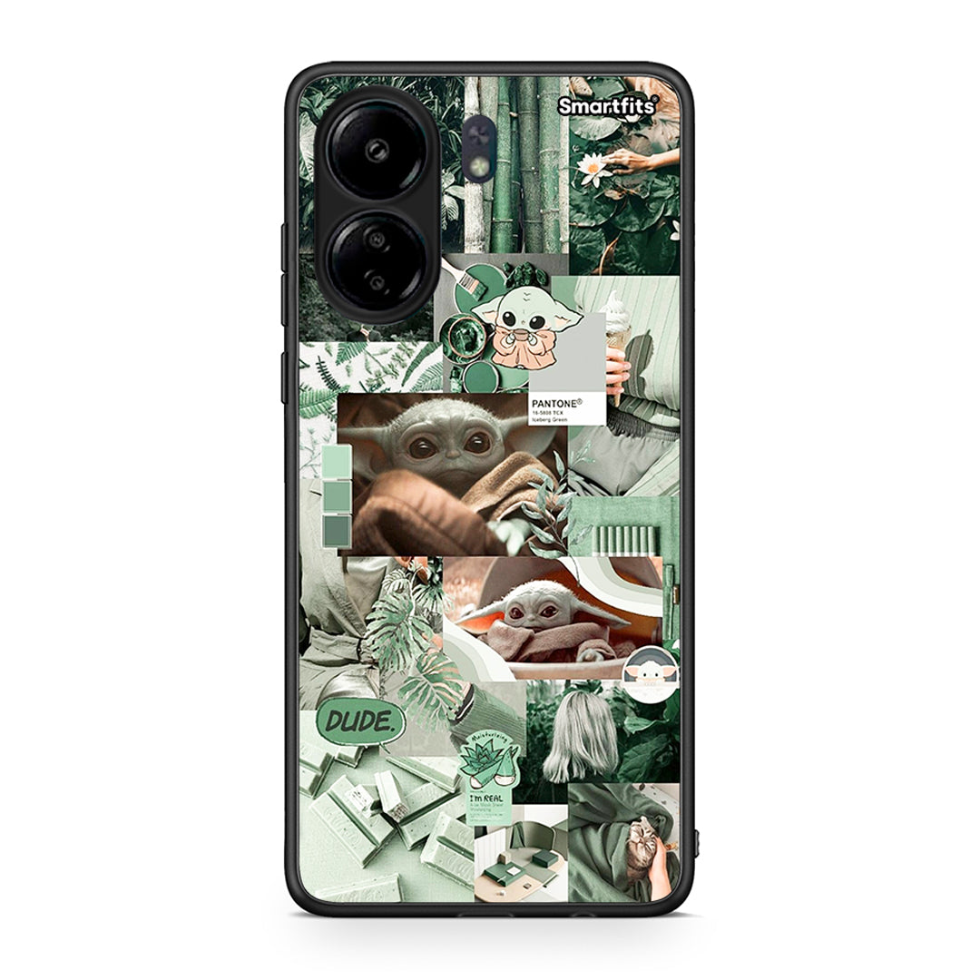 Xiaomi Redmi 13C Collage Dude Θήκη Αγίου Βαλεντίνου από τη Smartfits με σχέδιο στο πίσω μέρος και μαύρο περίβλημα | Smartphone case with colorful back and black bezels by Smartfits